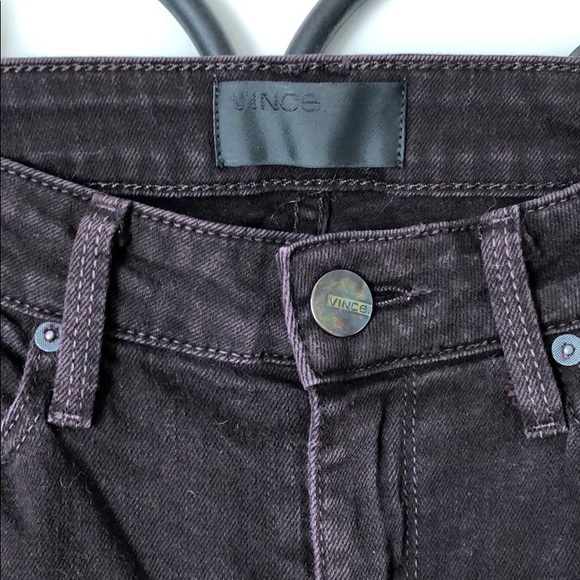 Vince. Dylan Skinny Denim in Mulberry - Picture 5 of 5